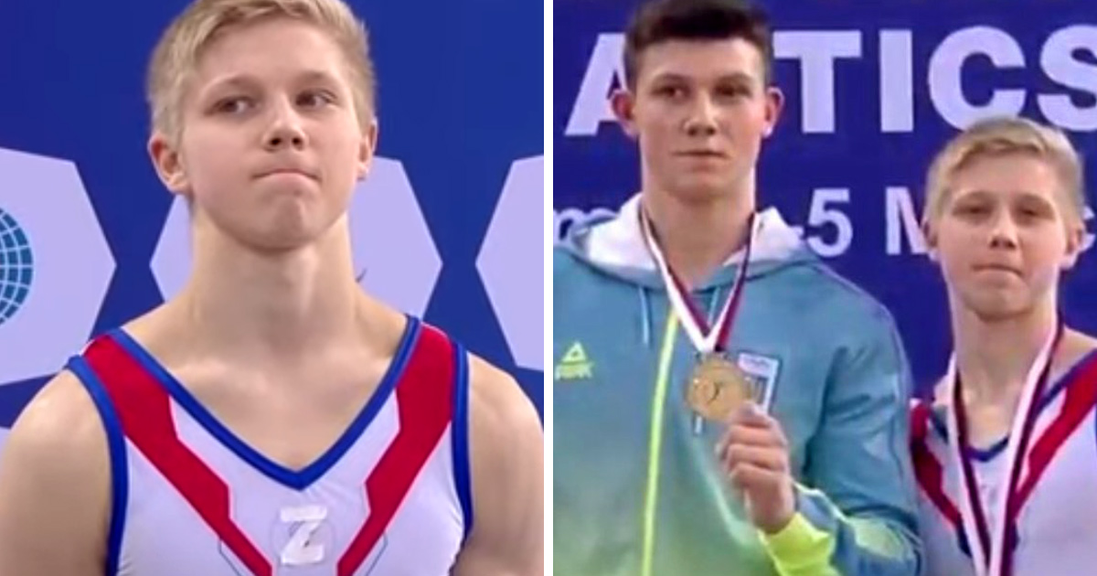 Ce gymnaste russe explique pourquoi il a porté le « symbole de guerre Z » à côté d’un athlète ukrainien