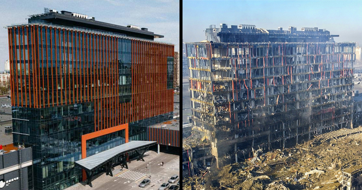 Ces images avant et après montrent la destruction de villes d’Ukraine