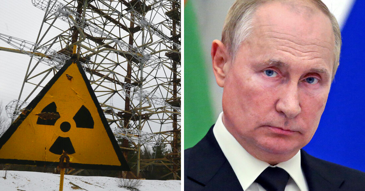 Poutine prépare une attaque terroriste contre Tchernobyl, selon les services de renseignement ukrainiens