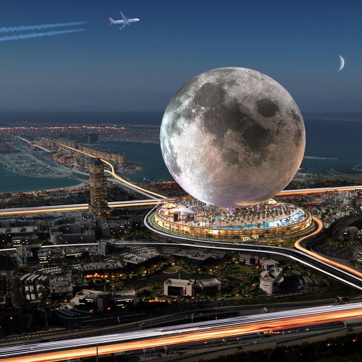 Une norme Lune De 5 Milliards D euros Sera Construite Duba Ipnoze