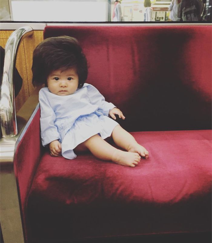 Cette fillette a seulement 6 mois, mais ses cheveux sont si magnifiques  qu'elle a plus de 75 000 fans sur Instagram - ipnoze