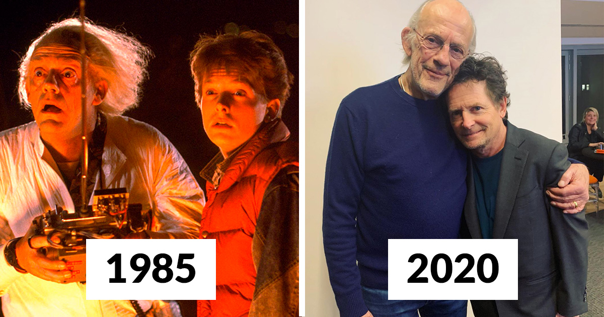 Doc et Marty de « Retour vers le futur » viennent de se retrouver