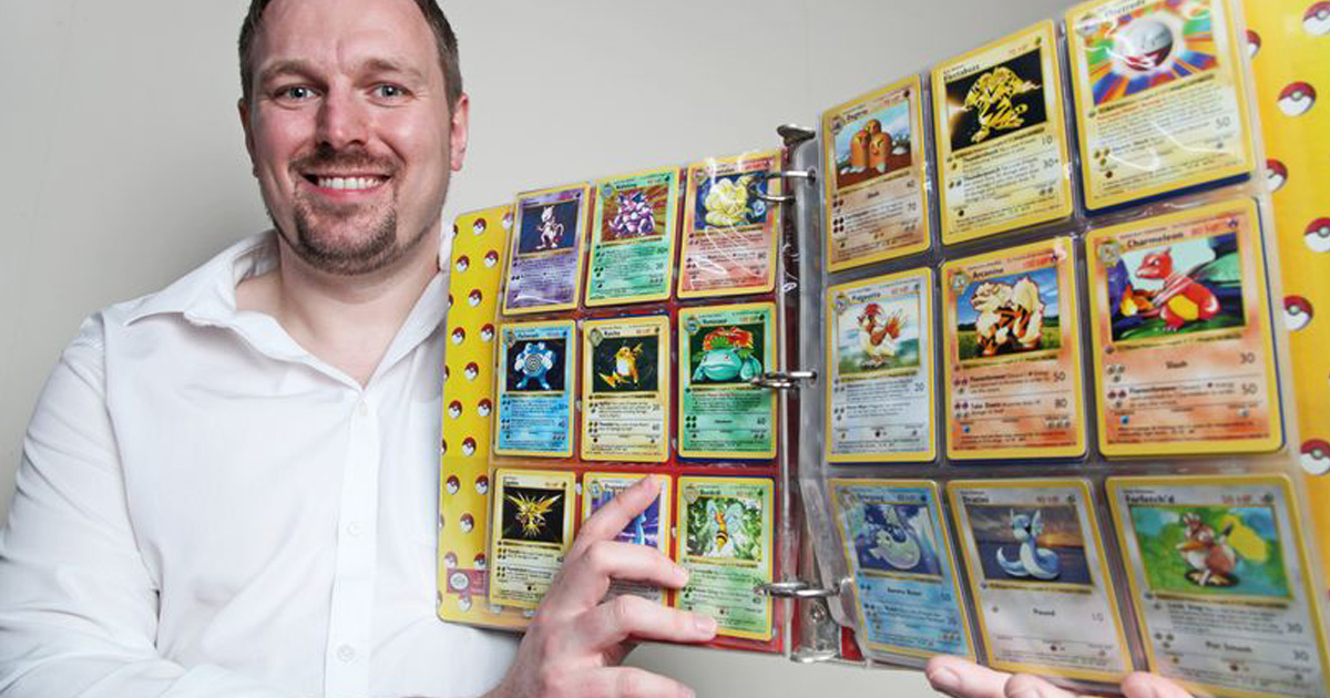 Un papa découvre que les cartes Pokémon qu'on lui a données il y a 20 ans  valent 39 000 € - ipnoze