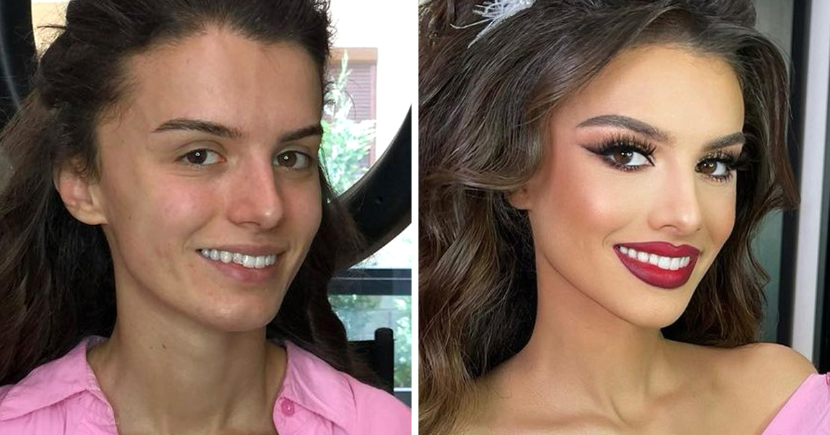 Voici des femmes avant et après leur maquillage de mariage - ipnoze