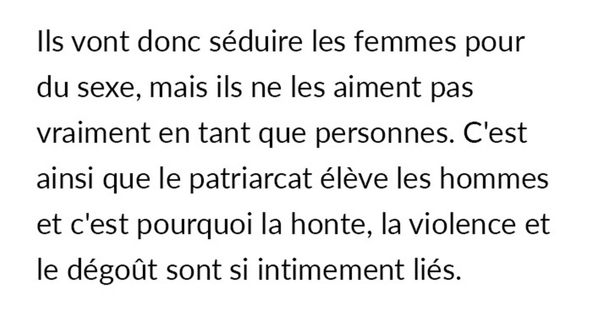 Cette psychothérapeute explique pourquoi « les hommes n'aiment pas vraiment  les femmes » et devient virale - ipnoze