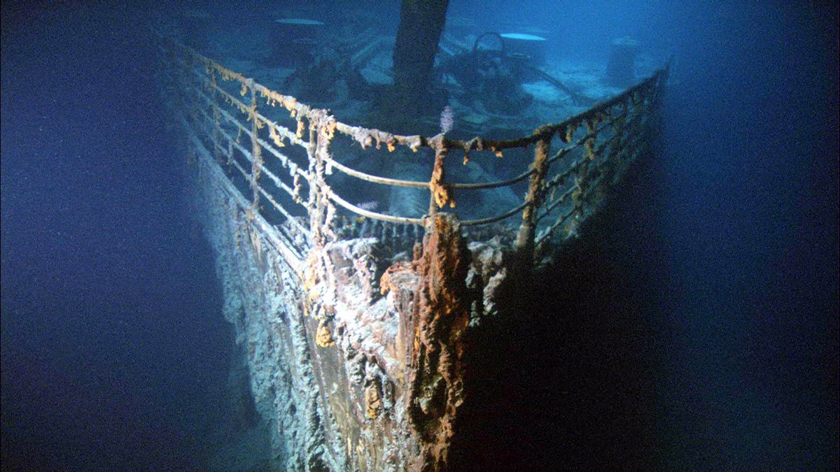 Certaines parties du Titanic, comme la proue, sont encore presque intactes à ce jour.