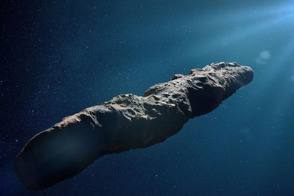 Le professeur Loeb a déjà affirmé que le visiteur interstellaire Oumuamua, qui a traversé notre système solaire en 2017, provenait d’une source extraterrestre.