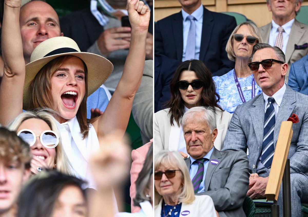 Emma Watson, Rachel Weisz et Daniel Craig figurent parmi les célébrités hollywoodiennes qui ont assisté à la grande finale du championnat de Wimbledon 2023.