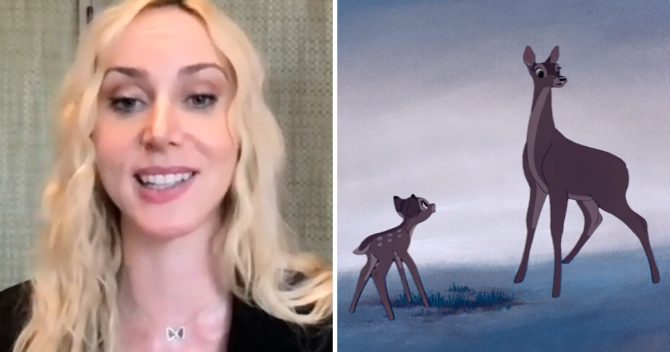 Lindsey Anderson Beer, ancienne scénariste de Disney, qui a travaillé sur un remake de Bambi, souhaite retravailler la scène de la mort de la mère du jeune cerf.