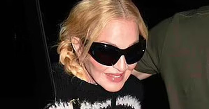Madonna exhibe son visage très lisse et ses traits impeccables à 65 ans