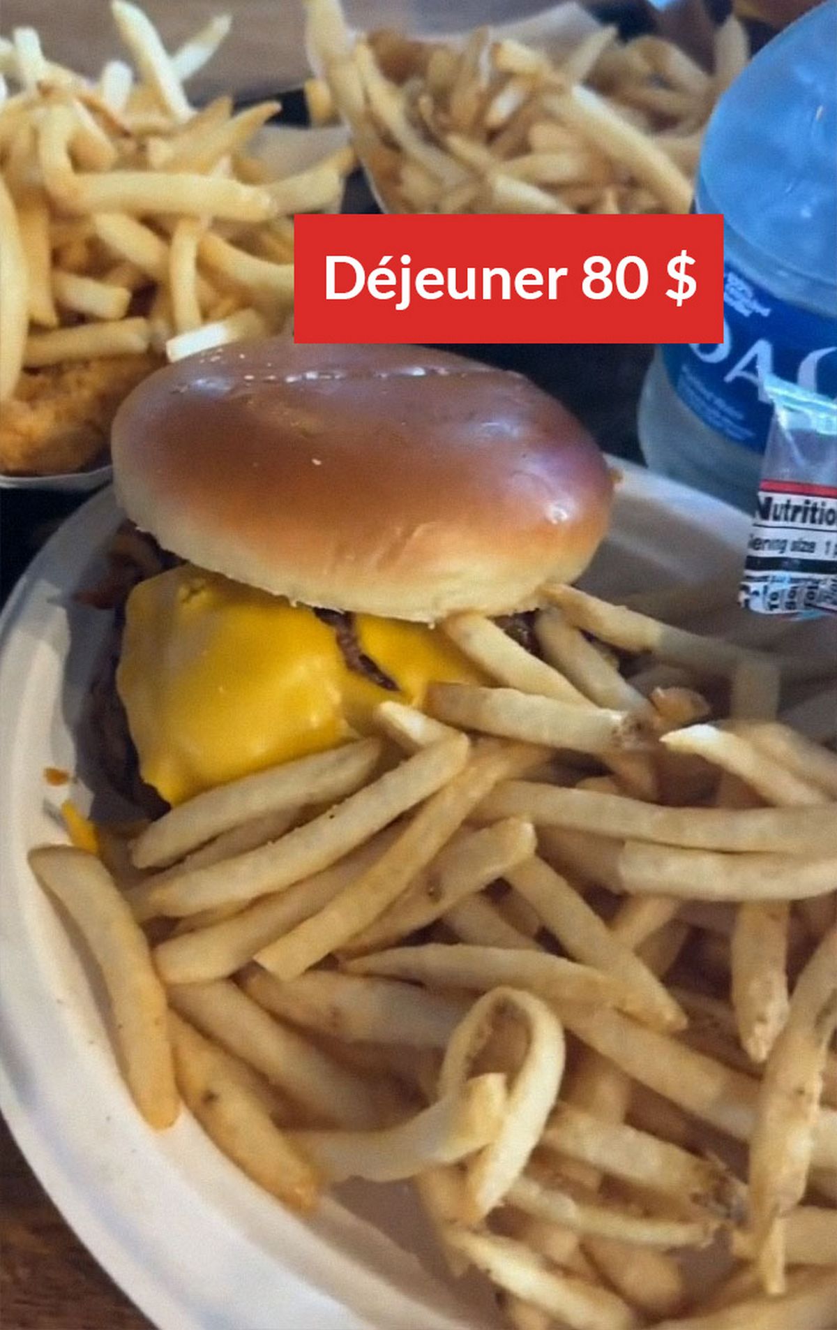 Déjeuner : 80 $ (76 €)